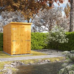 Powersheds Pent Garden Shed 4ft x 8ft WindowlessDD