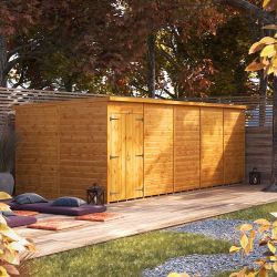 Powersheds Pent Garden Shed 20ft x 8ft WindowlesDD