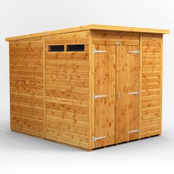 Powersheds Pent Security Shed 6ft x 8ft DD