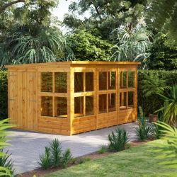 Powersheds Pent Potting Shed 12ft x 8ft DD