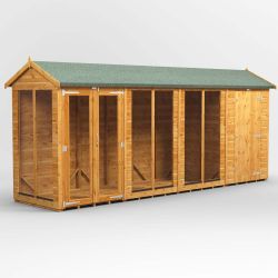 Powersheds Apex SumHouse Combi 16ft x 4ft 4ft Str