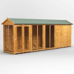 Powersheds Apex SumHouse Combi 18ft x 4ft 4ft Str