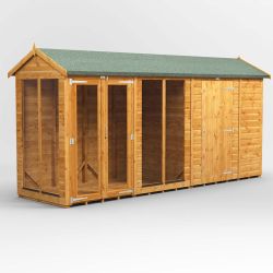 Powersheds Apex SumHouse Combi 14ft x 4ft 6ft Str