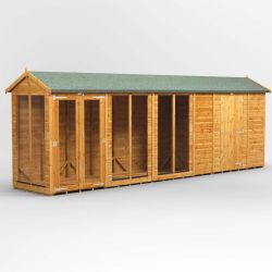 Powersheds Apex SumHouse Combi 20ft x 4ft 6ft Str
