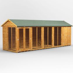Powersheds Apex SumHouse Combi 20ft x 6ft 4ft Str
