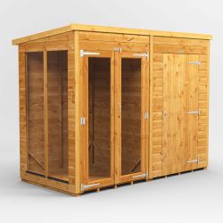 Powersheds Pent SumHouse Combi 8ft x 4ft 4ft Str