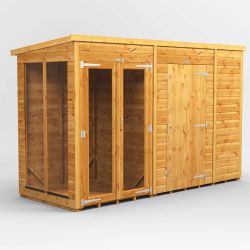 Powersheds Pent SumHouse Combi 10ft x 4ft 6ft Str