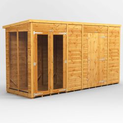 Powersheds Pent SumHouse Combi 12ft x 4ft 6ft Str
