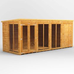 Powersheds Pent SumHouse Combi 16ft x 6ft 4ft Str