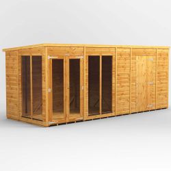 Powersheds Pent SumHouse Combi 16ft x 6ft 6ft Str