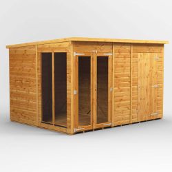 Powersheds Pent SumHouse Combi 10ft x 8ft 4ft Str