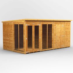 Powersheds Pent SumHouse Combi 14ft x 8ft 6ft Str