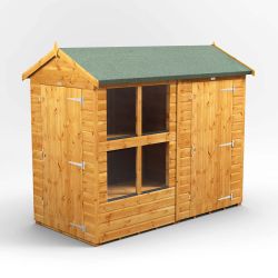 Powersheds Apex PottingShedComb 8ft x 4ft 4ft Str