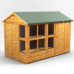 Powersheds Apex PottingShedComb 10ft x 6ft 4ft Str
