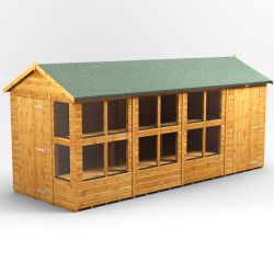 Powersheds Apex PottingShedComb 16ft x 6ft 4ft Str