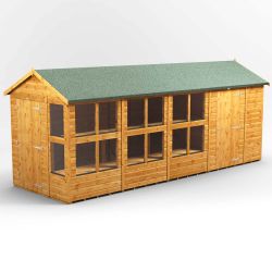 Powersheds Apex PottingShedComb 18ft x 6ft 6ft Str