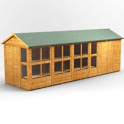 Powersheds Apex PottingShedComb 20ft x 6ft 6ft Str