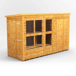 Powersheds Pent PottingShedComb 10ft x 4ft 4ft Str