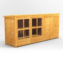 Powersheds Pent PottingShedComb 14ft x 4ft 6ft Str