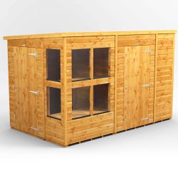 Powersheds Pent PottingShedComb 10ft x 6ft 6ft Str