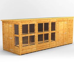 Powersheds Pent PottingShedComb 16ft x 6ft 6ft Str