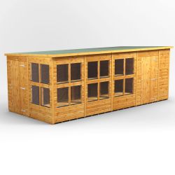 Powersheds Pent PottingShedComb 18ft x 8ft 6ft Str