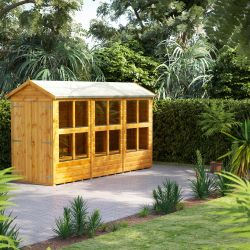 Powersheds Apex Potting Shed 12ft x 4ft DD