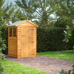 Powersheds Overlap Apex Garden Shed 4ft x 4ft