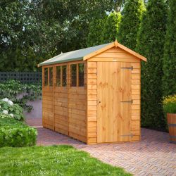 Powersheds Overlap Apex Garden Shed 12ft x 4ft