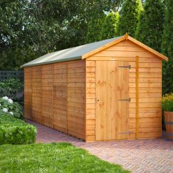 Powersheds Overlap Apex Gdn Shed 20ft x 6ftWndless