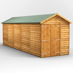 Powersheds Olap Apex GdnShed 20ft x 6ft Wndless DD