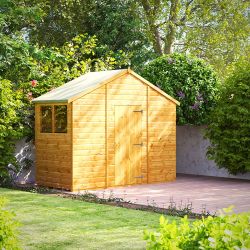 Powersheds Apex Garden Shed - 4ft x 10ft