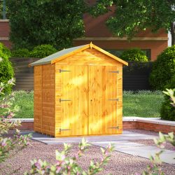 Powersheds Apex Storage Shed Garden Shed - 5ft x 6ft