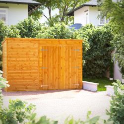 Powersheds Pent Storage Shed Garden Shed - 10ft x 3ft