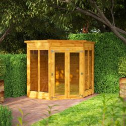 Powersheds Pent Corner Summerhouse - 6ft x 6ft