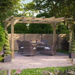 Powersheds Pergola Garden Shed - 14ft x 10ft