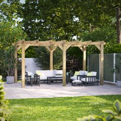 Powersheds Pergola Garden Shed - 16ft x 10ft