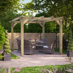 Powersheds Pergola Garden Shed - 10ft x 12ft
