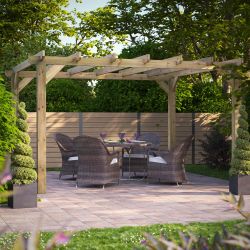 Powersheds Pergola Garden Shed - 14ft x 12ft