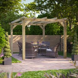 Powersheds Pergola Garden Shed - 10ft x 14ft