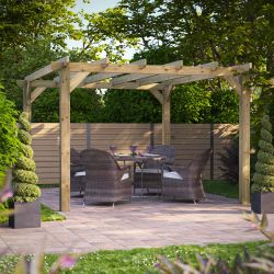 Powersheds Pergola Garden Shed - 12ft x 14ft