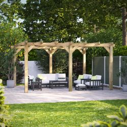 Powersheds Pergola Garden Shed - 16ft x 14ft