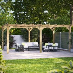 Powersheds Pergola Garden Shed - 20ft x 14ft