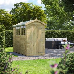 Powersheds Premium Apex Garden Shed - 10ft x 4ft