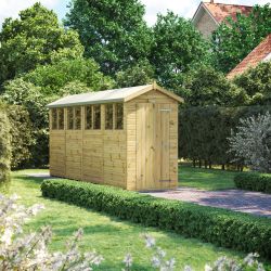 Powersheds Premium Apex Garden Shed - 16ft x 4ft