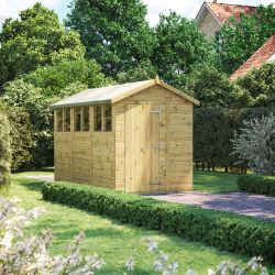Powersheds Prem Apex GDN Shed 12ftx6ft