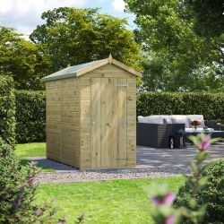 Powersheds Prem Apex GDN Shed 8ftx4ft Wndless