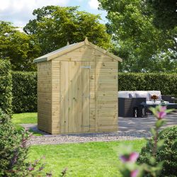 Powersheds Prem Apex GDN Shed 4ftx6ft Wndless