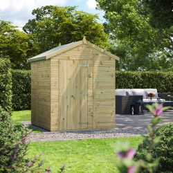 Powersheds Prem Apex GDN Shed 6ftx6ft Wndless