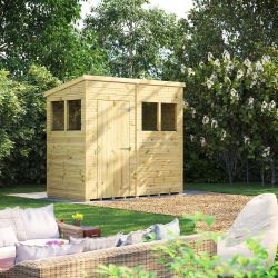 Powersheds Prem Pent GDN Shed 8ftx4ft